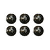 ANTICORP- ALUM STUDS BLACK #GR050
