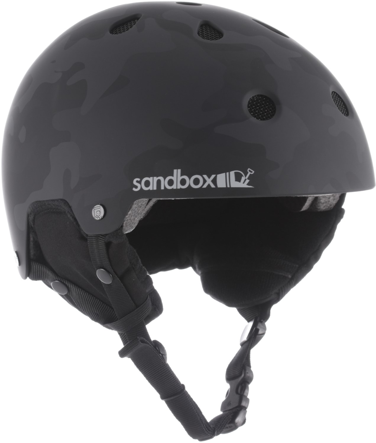 sandboxlegendsnowboardhelmetblackcamomatte Mac’s Waterski