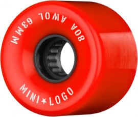 Mini Logo AWOL Red 63mm Wheels 80A