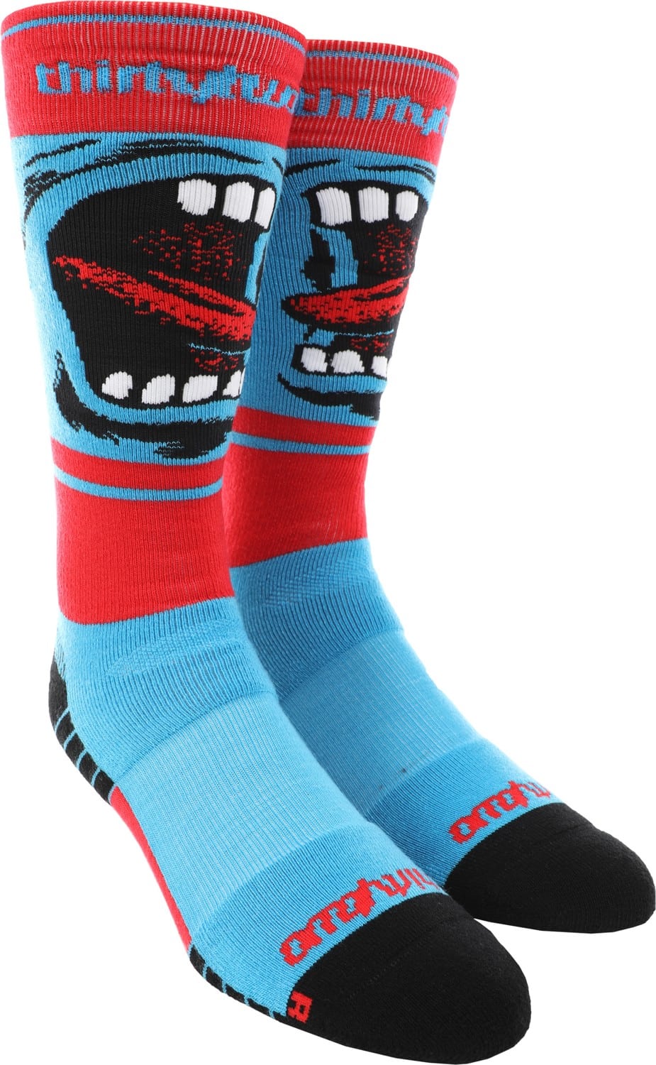 Thirty Two Socks Santa Cruz Red/Blue - Mac's Waterski