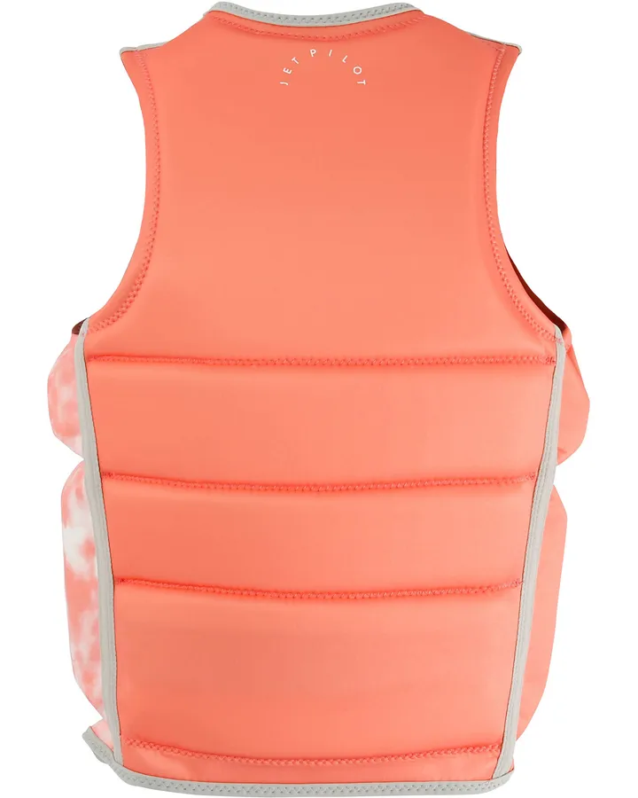 Jet-Pilot-X1-Girls-Youth-Neo-Vest-Peach-Back-2023 Jet-Pilot-X1-Girls-Youth-Neo-Vest-Peach-Back-2023