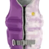 Jet Pilot X1 Girls Youth Neo Vest Purple Front 2023