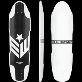 Earth Wing Big Hoopty Composite 36.75 Deck USA Star Black & Grey