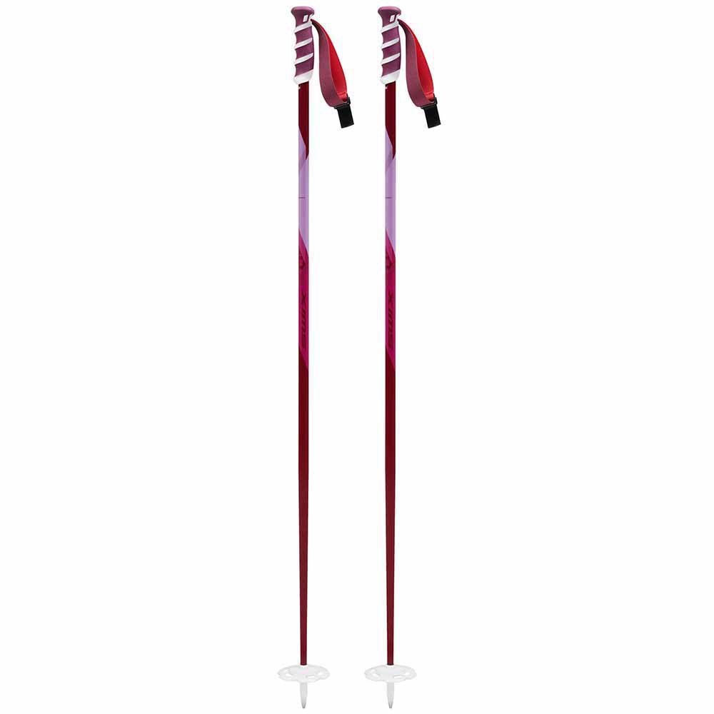 Swix Pole Techlite Pro Alloy Pole with Saturn Basket 115cm Berry Mac