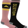 Burton Weekend Midweight Two Pack Socks Womens Powder Blush Burton Weekend Midweight Two Pack Socks Womens Powder Blush
