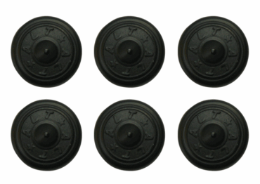Anticorp_Round_Black_Studs