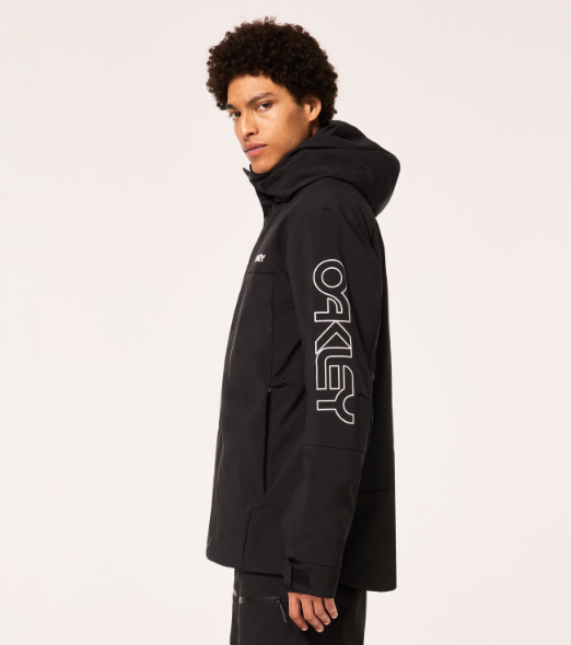 Oakley TNP TBT Insulated Jacket 10K Black/White Logo - Image 3