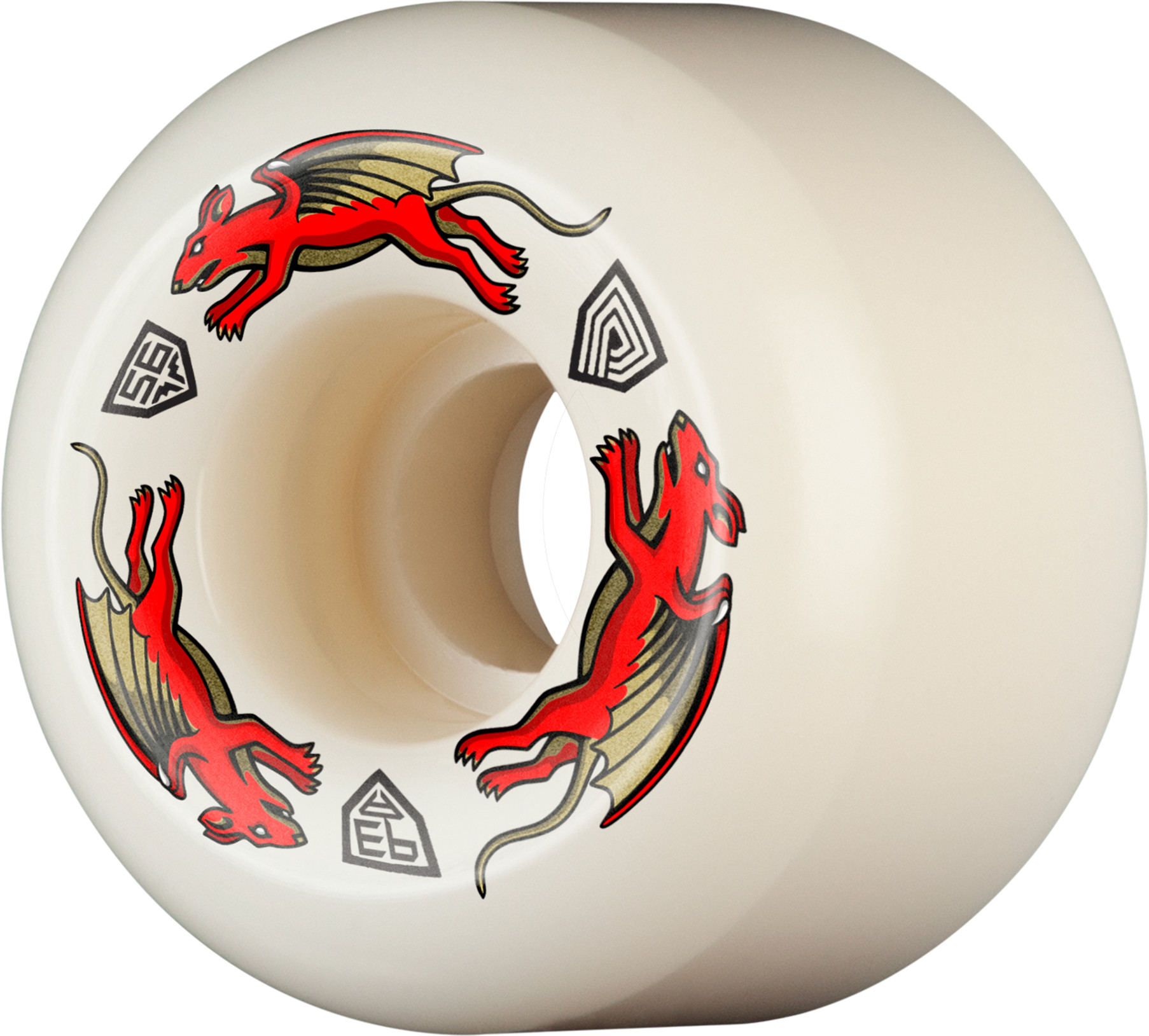 Powell Dragon Formula Nano Rat AA2 56mm x 39mm 93a
