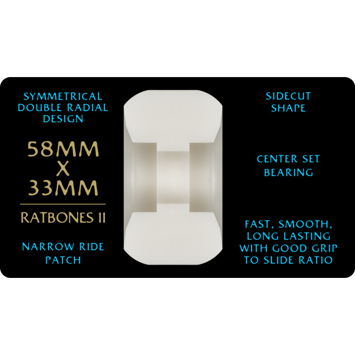 Powell Dragon Formula Rat Bones II 58mm x 33mm 97a - Image 2