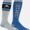 Burton Weekender 2 Pack Midweight Sock Mens Grey Cloud
