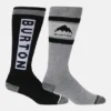 Burton Weekender 2 Pack Midweight Sock Womens True Black 1 Burton Weekender 2 Pack Midweight Sock Womens True Black 1