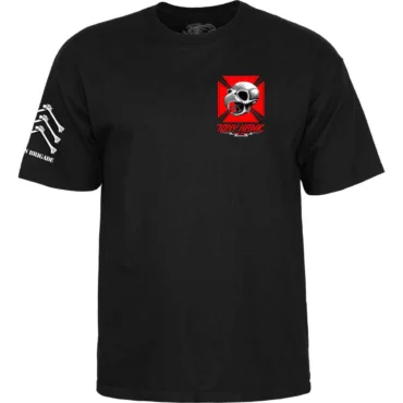 hawk tshirt Black front hawk tshirt Black front