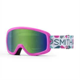 Smith Snowday Vivid Pink Hearts | Green Sol-X Mirror