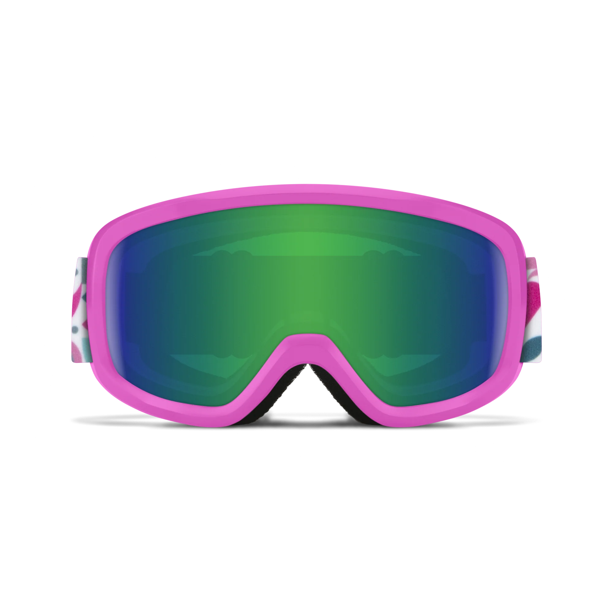 snowday-goggles_vividPinkHearts-greenSolxMirror_FRONT