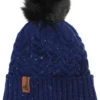 Anticorp_Beanie_Ladies_Plaid_Lined_Navy Anticorp_Beanie_Ladies_Plaid_Lined_Navy