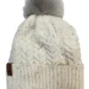 Anticorp_Beanie_Ladies_Plaid_Lined_White Anticorp_Beanie_Ladies_Plaid_Lined_White