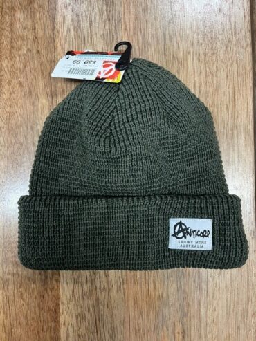 Anticorp_Waffle_Beanie_Khaki