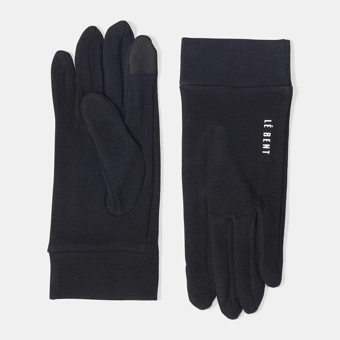 Le Bent Glove Liner Heavyweight 280 Black Le Bent Glove Liner Heavyweight 280 Black