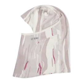 Le Bent Heavyweight Grid Balaclava 280 Pearl Snow Gum