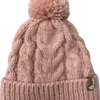 anticorp-ladies-cable-lined-beanie-pink