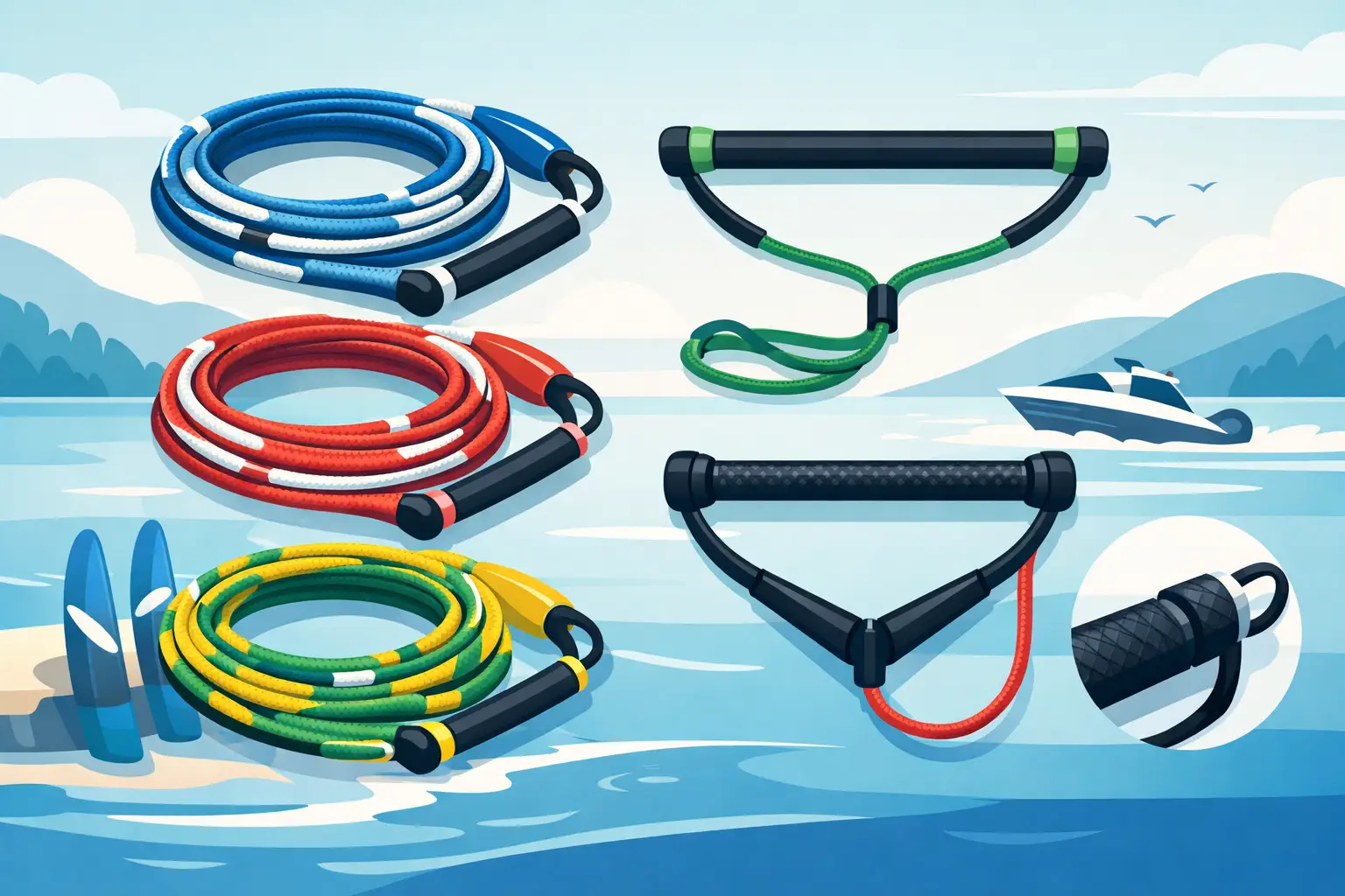 Water Ski Ropes and Handles Explained