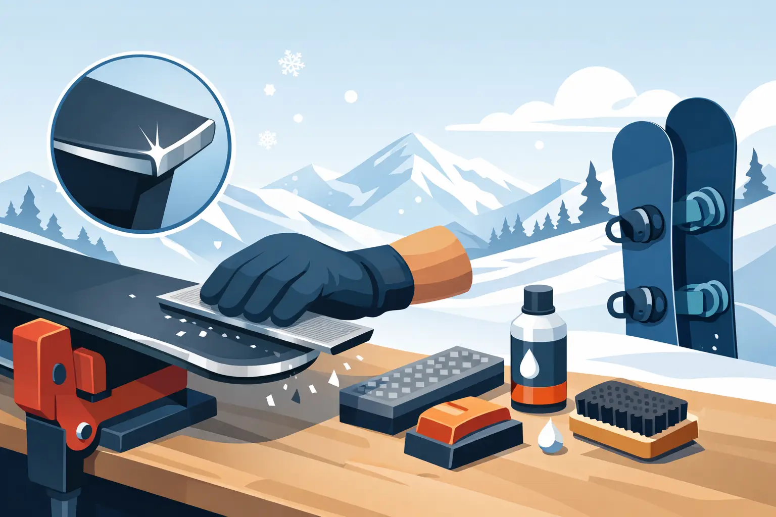 How to Maintain Snowboard Edges Properly