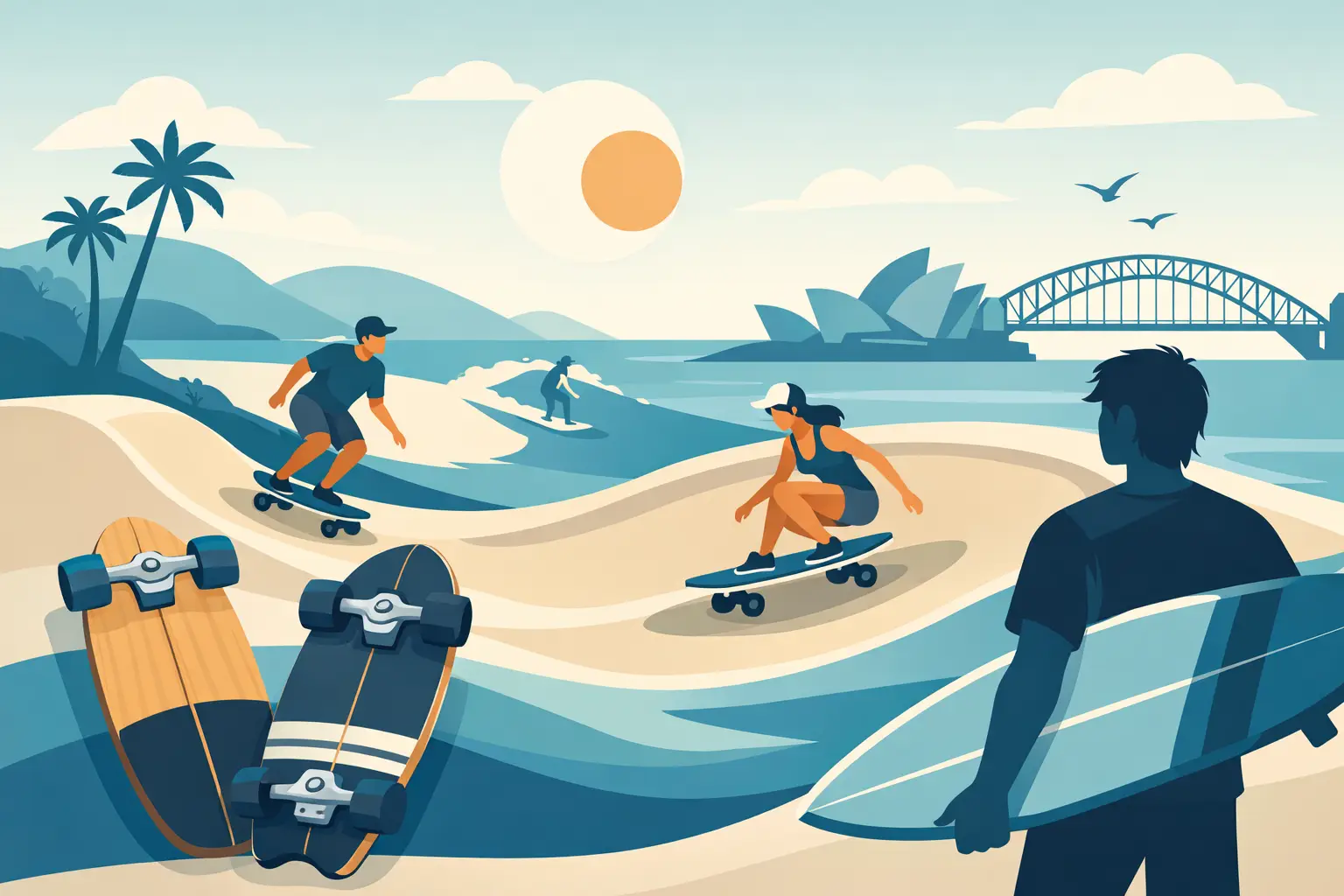 Best Surf Skate Brands for Australian Riders