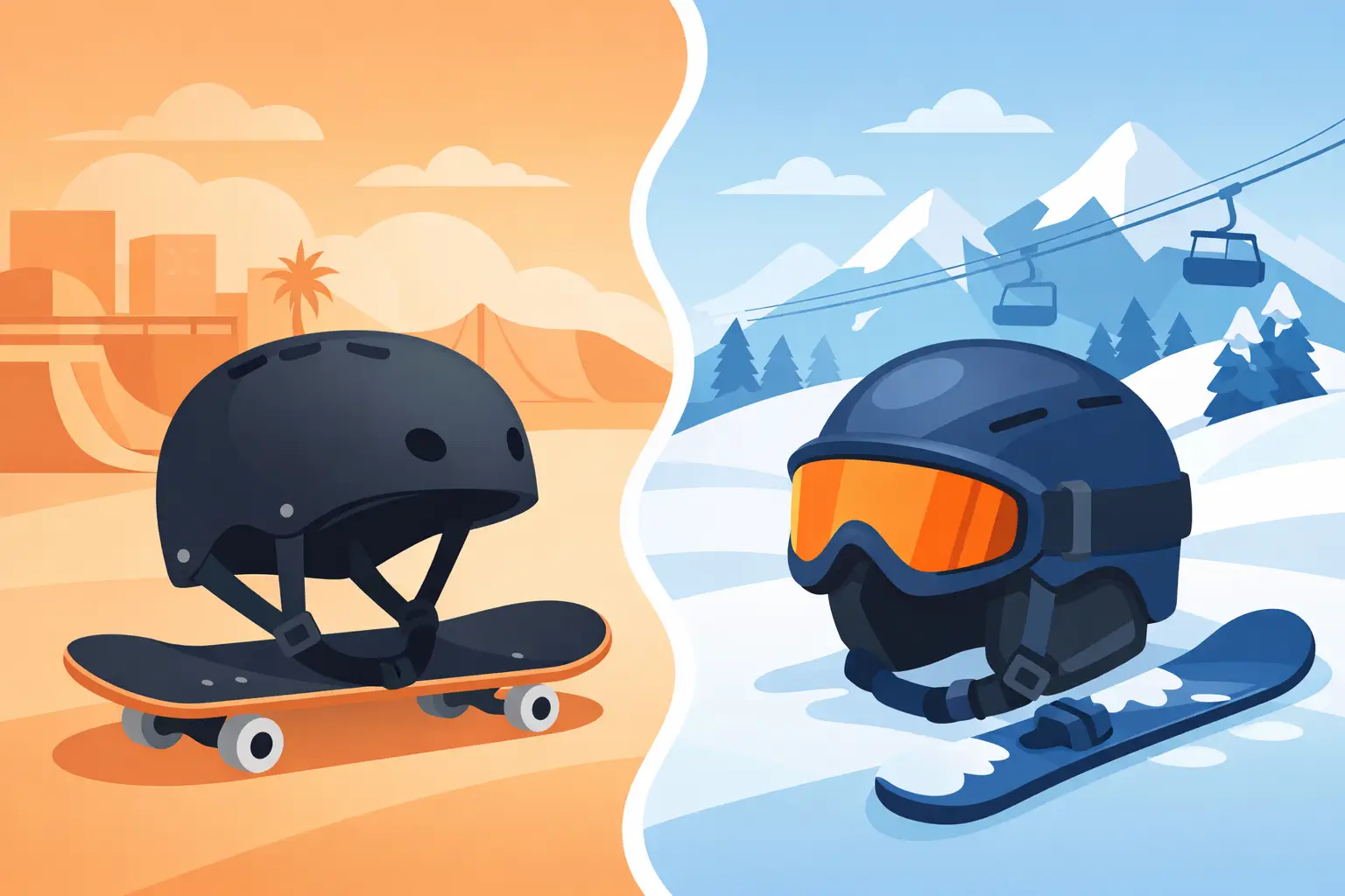 Can You Use Skateboard Helmets for Snow?