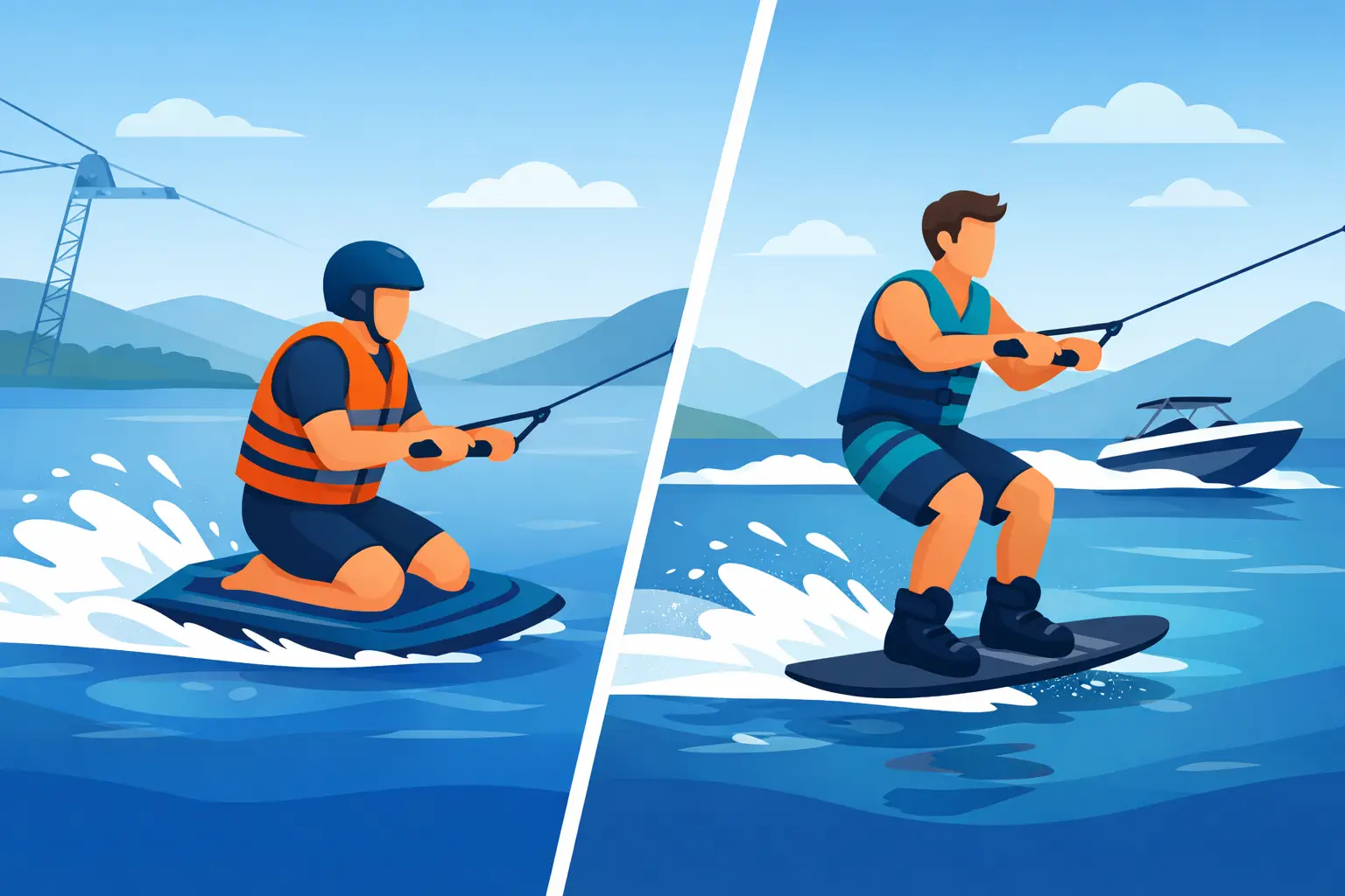 Kneeboard vs Wakeboard Difference Explained