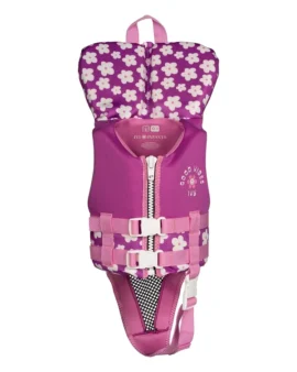 IVY Infant Girls Vest with Collar Purple Flowers 2027