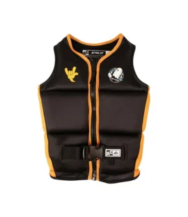 Jet Pilot Freeride Boys Youth Eco Vest Midnight Black