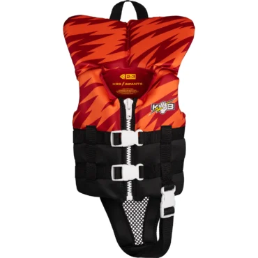 KGB Infant Boys Vest with Collar Electric Red 2-3 2027 Front