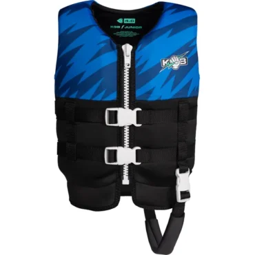 KGB Junior Boys Vest Electric Blue 2027 Front 4-6