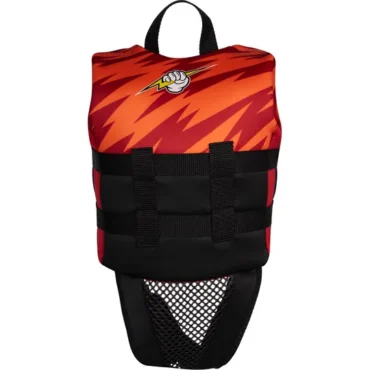 KGB Junior Boys Vest Electric Red 2027 Back 2-3