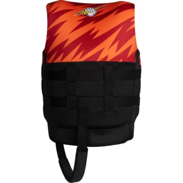 KGB Junior Boys Vest Electric Red 2027 Back 4-6