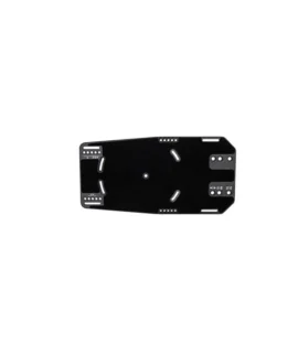 Radar Carbon / G10 Front Plate W/ Adaptable Mounting