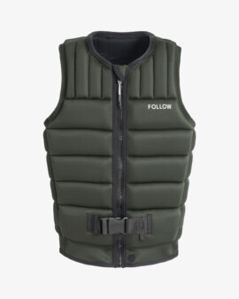 Follow Total Mens Vest Olive/White 2027