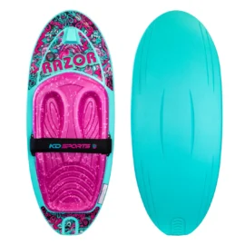 KD Razor Teal/Pink Plastic Kneeboard 2027